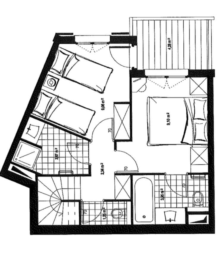 L'Ekrin Des Arcs - Arc 1950 Le Village - Duplex 6-8 Pers Les Arcs  Exterior photo